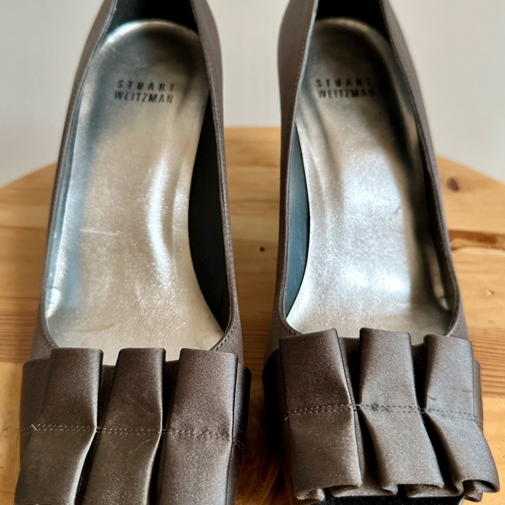 NIB Stuart Weitzman Gigiritz Open Toe Pump Size 6… - image 2